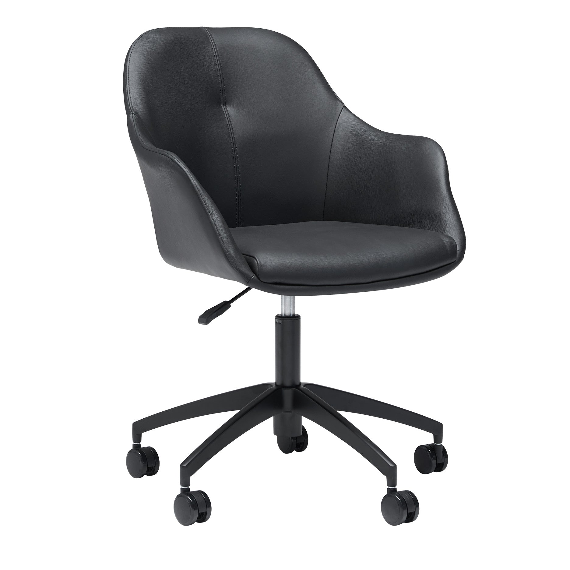 New Age læder m. kontorben